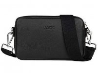 Olkalaukku Aarni musta musta/silver