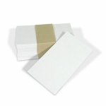 Onnittelukortti blanco 90x50mm valkoinen 100kpl (604002)