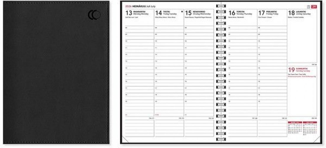 Ontime musta A5 2026