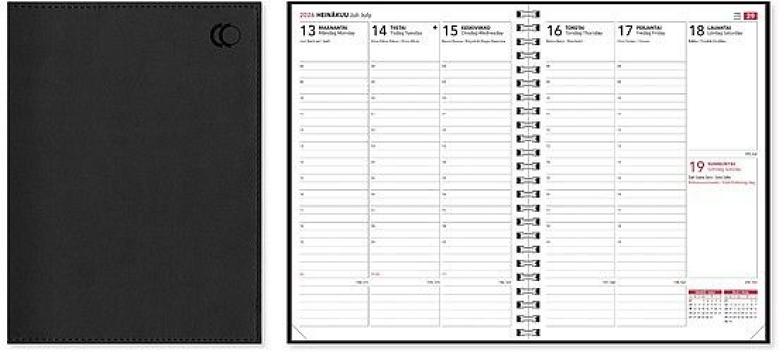 Ontime musta A5 2026