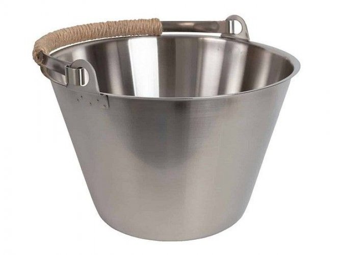 Opa LUMO Punos saunasanko teräs 8L