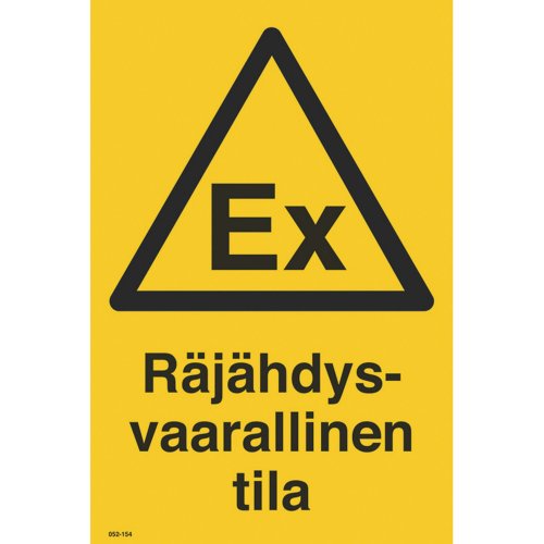 Opaste ex räjähdysvaarallinen tila