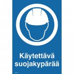 Opaste käytettävä suojakypärää