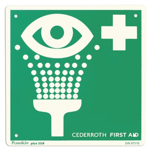 Opastekilpi 1740 silmähuuhtelu