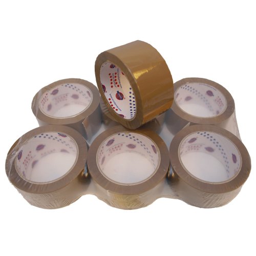 Pakkausteippi Eurocell pvc 50mm x 66m ruskea