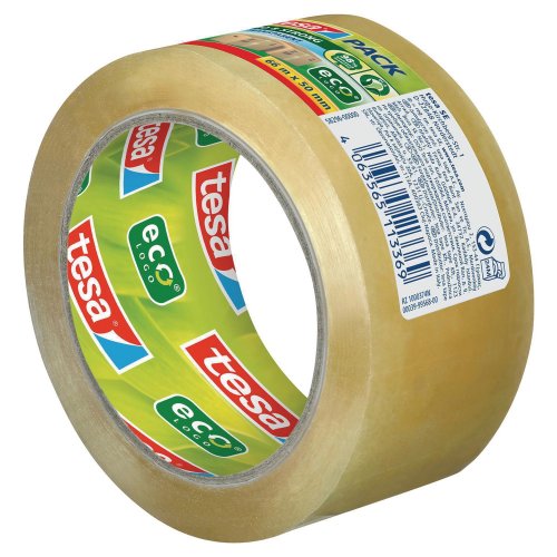 Pakkausteippi Tesa® 58296 bio & strong 50mm x 66m kirkas
