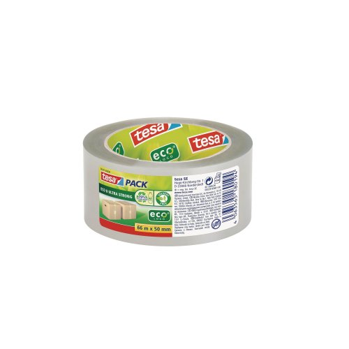 Pakkausteippi Tesa® 58297 pet 50mm x 66m kirkas