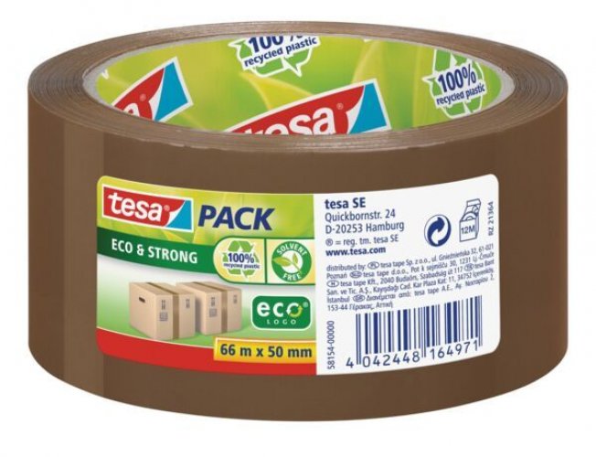Pakkausteippi tesa ECO & STRONG 50mm 50m ruskea