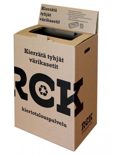 Palautuslaatikko muovipulloille ja tölkeille