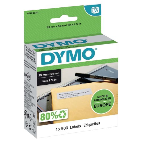 Palautusosoitetarra Dymo® nauha lw 54 x 25mm 500kpl