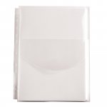 Paljetasku a4pvc180mi läp kirkas 50kpl