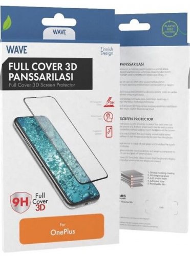 Panssarilasi Wave OnePlus 10 Pro ja 11 musta kehys