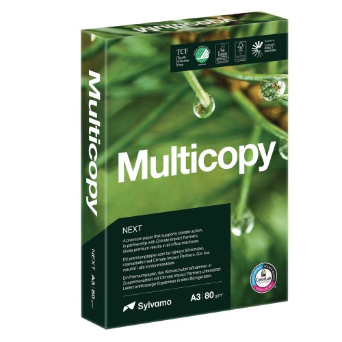 Paperi multicopy zerocarbon a3 80g 500kpl