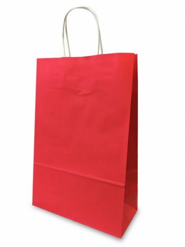 Paperikassi punainen 90g 22x10x33cm