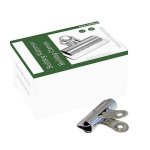 Paperipuristin Bulldog 57mm hopea 12kpl