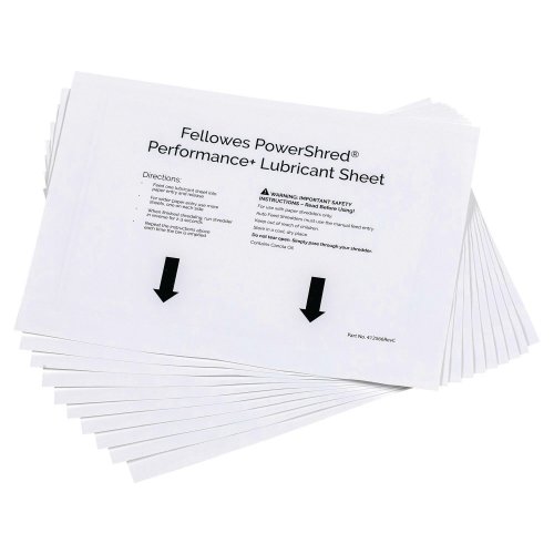 Paperisilppurin Voiteluarkki fellowes 4025601 10kpl