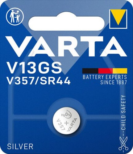Varta V13GS / 357 / SR44 hopeaoxidiparisto (nappi)