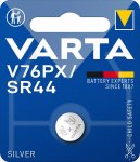 Varta V76PX / SR44 hopeaoxidiparisto (nappi)