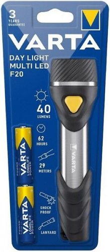 Paristot Varta Day Light F20 Led-Taskulamppu sis., 40 lm