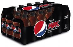 Pepsi max sokeriton virvoitusjuoma 24x0,33l pullo