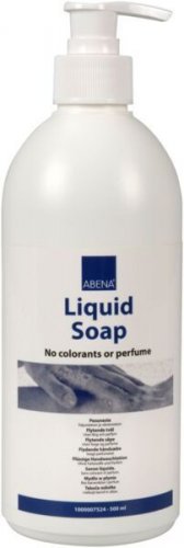 Pesuneste Abena 500ml pumppupullo hiuksille ja iholle