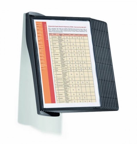 Pikahakuteline Durable Sherpa seinämalli, sis. 10 taskua, A4