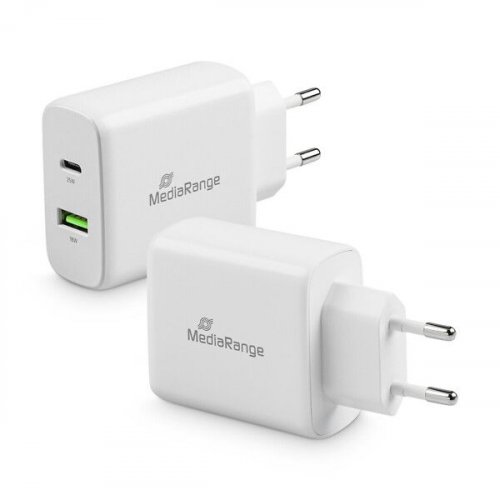 Pikalaturi MediaRange 43W USB-A/USB-C
