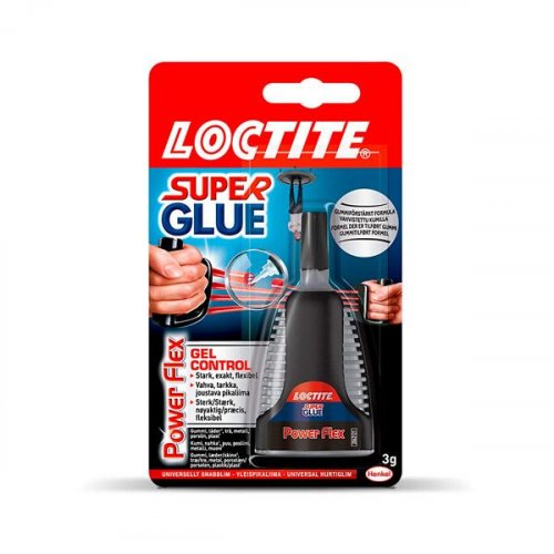 Pikaliima Loctite Super Glue Control Flex Gel 3 g