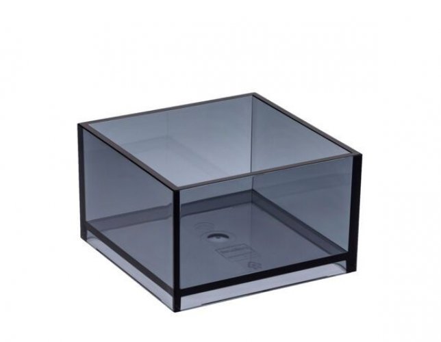 244006 Pikkulaatikko Palaset P-0401 Transparent on harmaa hieman läpinäkyvä tyylikäs ja kestävä pientavaroiden ja pienien toimistovälineideen säilytykseen sopiva tarvikelokerikko järkevään hintaan.