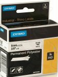 Polyesteriteippi DYMO RHINO 9MM x 5.5M VALKOINEN