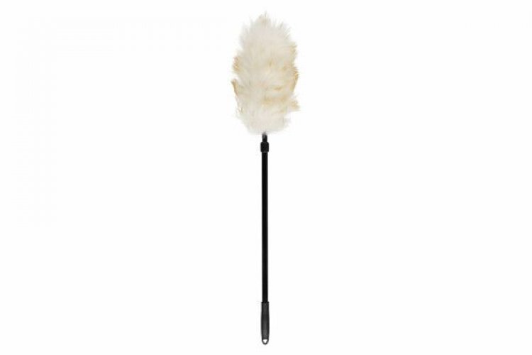 Pölyhuiska lampaanvilla teleskooppivarrella