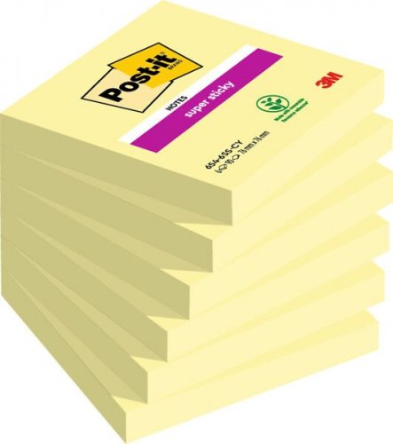 Post-it Super Sticky Canary Yellow 76x76cm keltainen