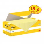Muistilappu Post-it 655-vp24 keltainen