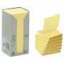 post-it z-note eko 76x76 keltainen 16kpl