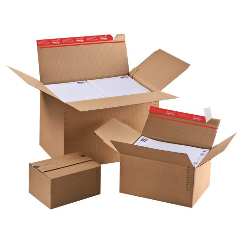 Postituspakkaus Colompac cp141.201 a4 tarrasuljenta 304 x 216 x 130-220mm rusk.