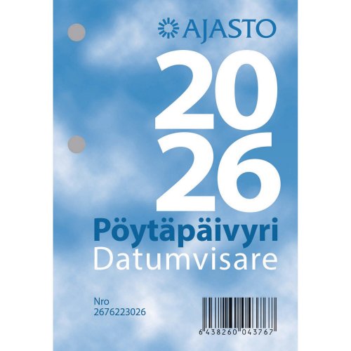 Pöytäkalenteri Ajasto Pöytäpäivyri 2026 83 x 119mm