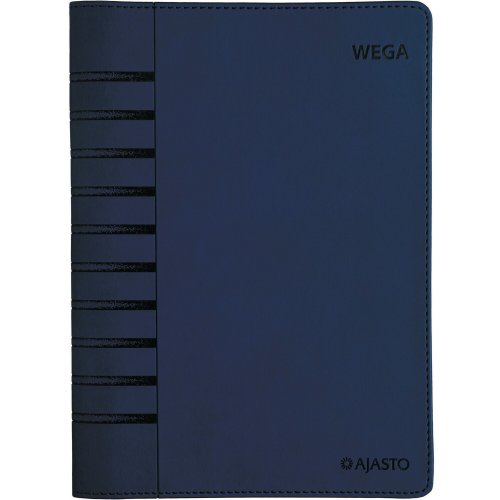 Pöytäkalenteri Ajasto Wega 2026 tummansininen 148 x 210mm