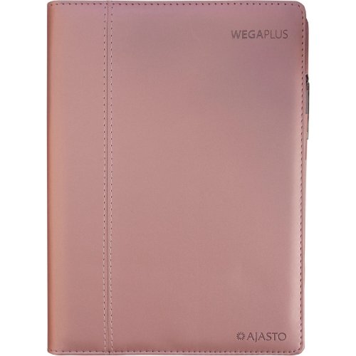 Pöytäkalenteri Ajasto Wega Plus 2026 ruusukulta 148 x 210mm