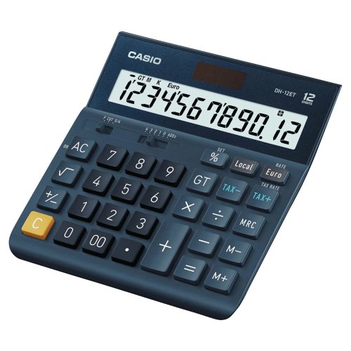 Pöytälaskin Casio dh-12et 12 numeroa
