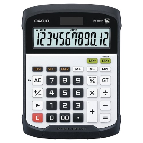 Pöytälaskin Casio wd-320mt 12 num
