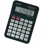 Pöytälaskin Sharp el330fbbk 8 num.