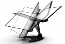 Selailuteline Tarifold 3D A4 10-os musta pöytämalli