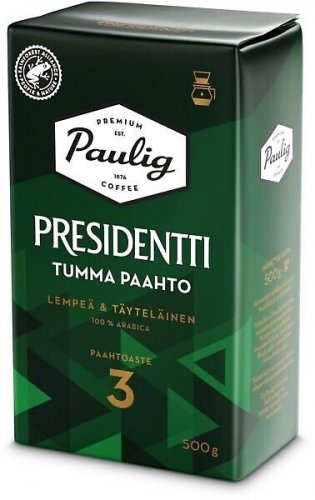 Presidentti kahvi 500g Tumma Paahto