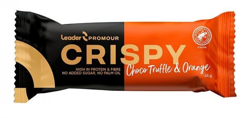 Proteiinipatukka Leader Promour Crispy Chocolate & Orange 45g