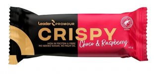 Proteiinipatukka Leader Promour Crispy Chocolate & Raspberry 45 g 45g