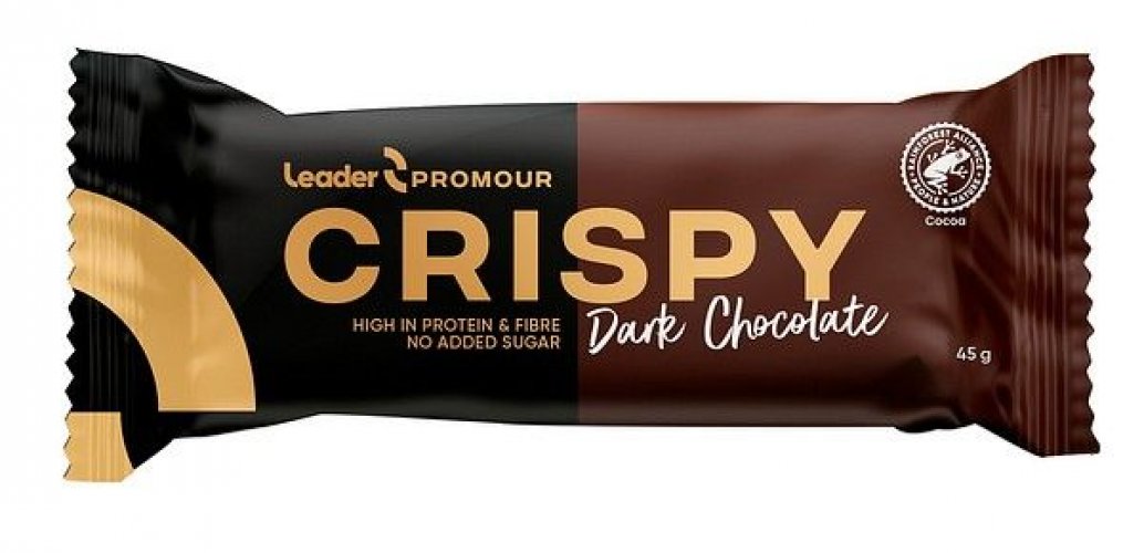 Proteiinipatukka Leader Promour Crispy Dark Chocolate 45 g 45g