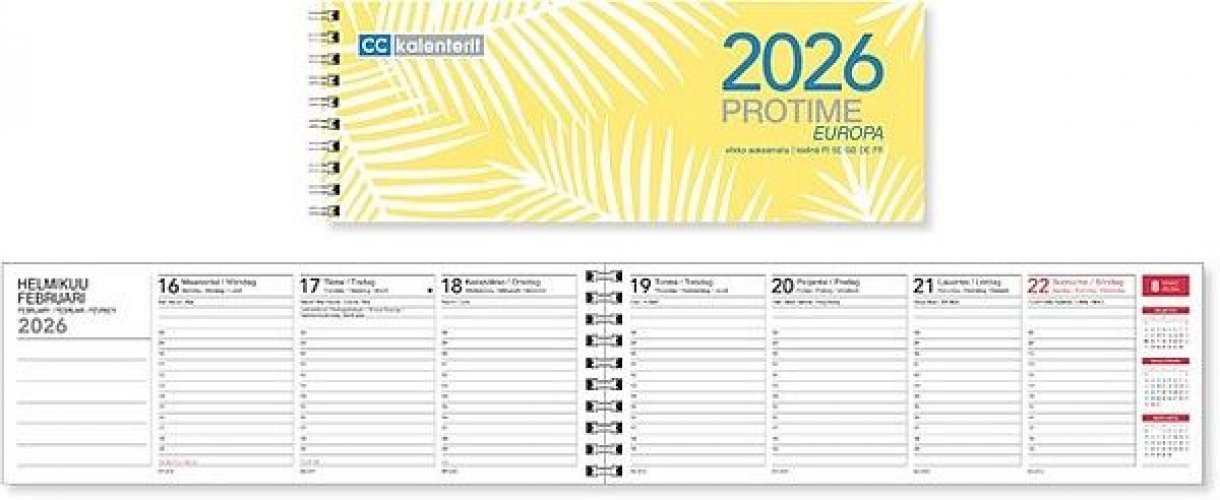 Protime Europa eko pöytäkaleneri 2026
