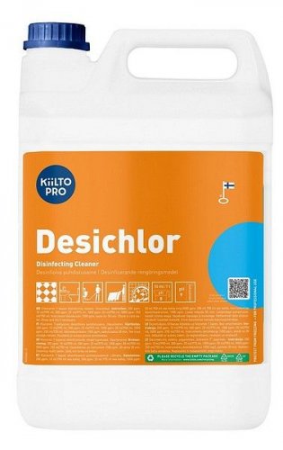 Puhdistusaine KiiLTO PRO Desichlor 5L Desinfioiva
