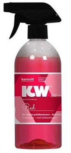 Puhdistusaine KW Red Saniteettitilat 500ml käyttövalmis