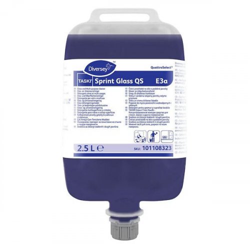 Puhdistusaine TASKI Sprint Glass QS E3a 2x2,5L